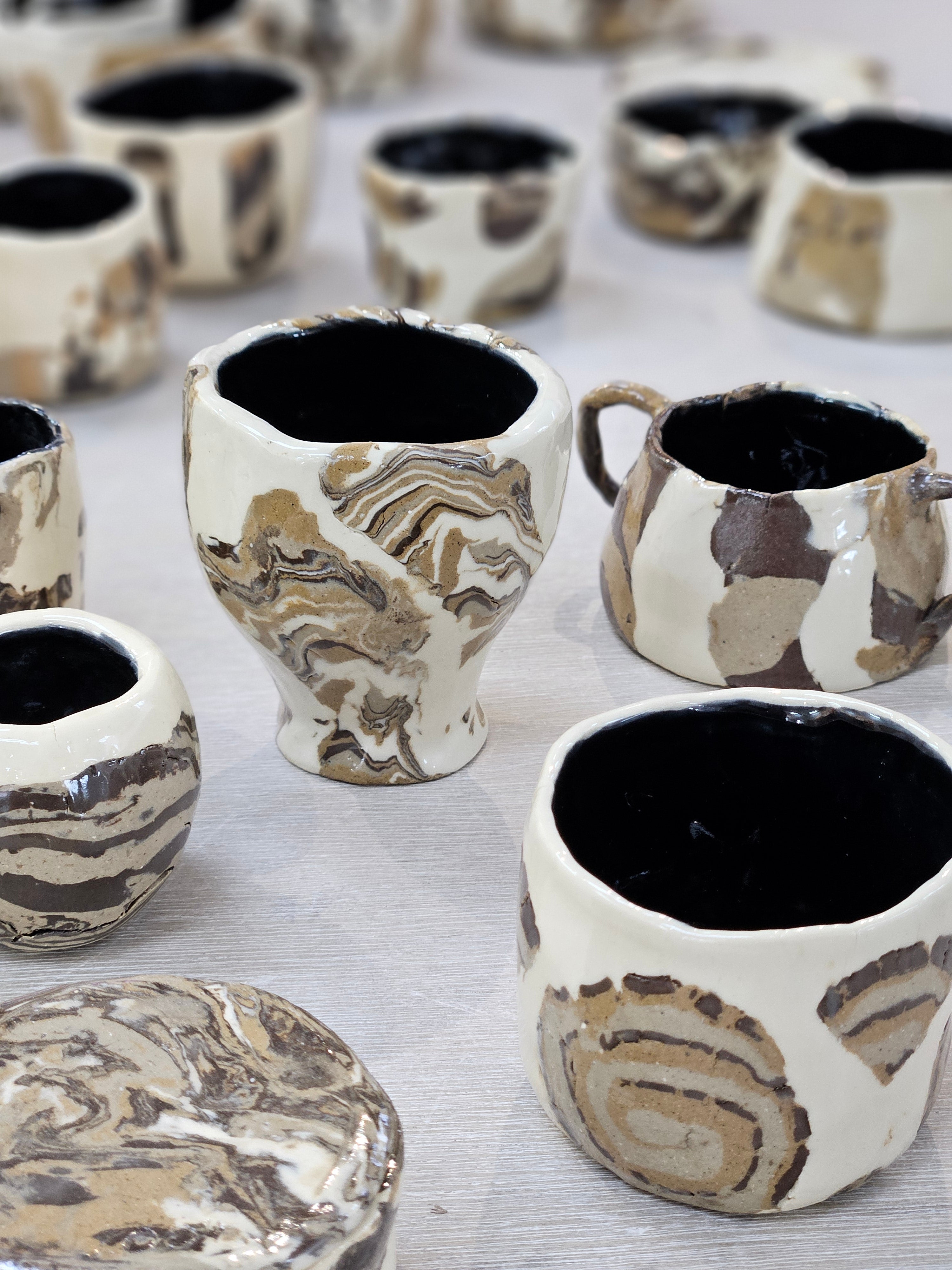 CDAC team explored hand-building techniques to shape charming mugs and cups from scratch at Urth & Phire Studio